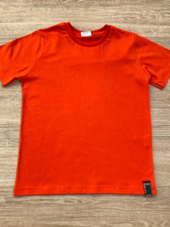 Camiseta Infantil Masculina Laranja Vibrante Fernanda Ramos Kids