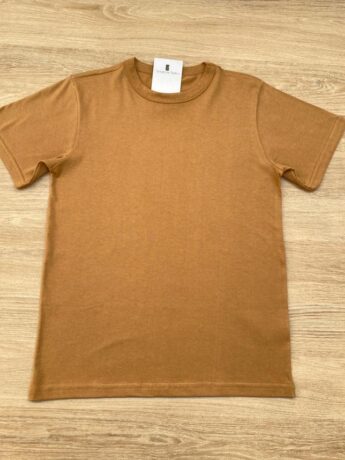 Camiseta Infantil Masculina Meia Malha Caramelo Fernanda Ramos Kids