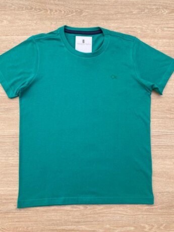 Camiseta Infantil Masculina Ogochi Essencial Verde Fernanda Ramos Kids