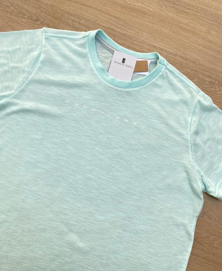 fernandaramoskids com br Camiseta Infantil Masculina Ogochi Essencial Verde Água 1