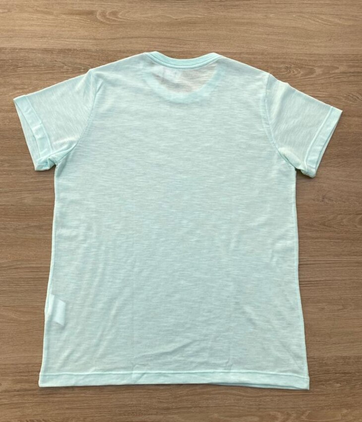 fernandaramoskids com br Camiseta Infantil Masculina Ogochi Essencial Verde Água 2