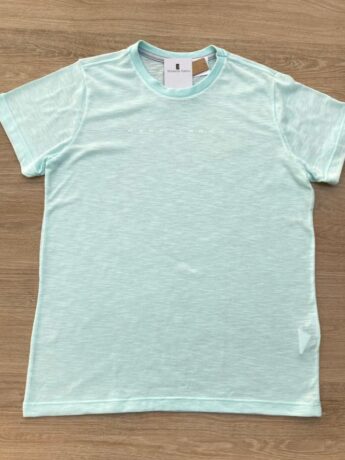Camiseta Infantil Masculina Ogochi Essencial Verde Água Fernanda Ramos Store