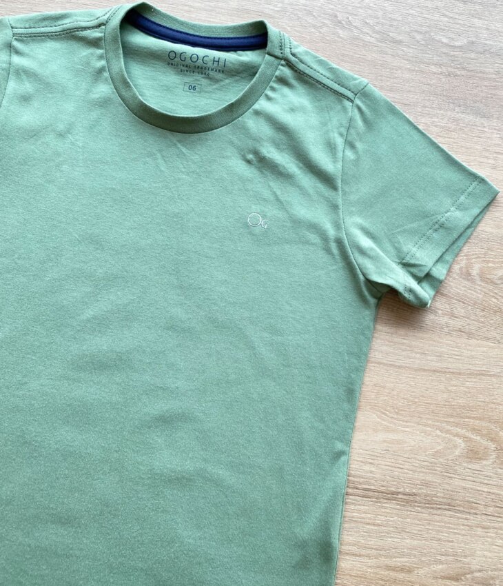 fernandaramoskids com br Camiseta Infantil Masculina Ogochi Essencial Verde Oliva 1