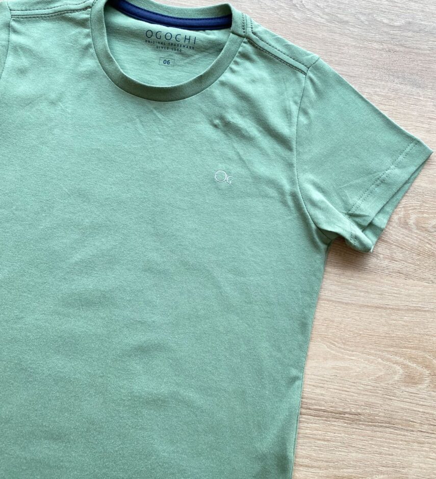 fernandaramoskids com br Camiseta Infantil Masculina Ogochi Essencial Verde Oliva 1