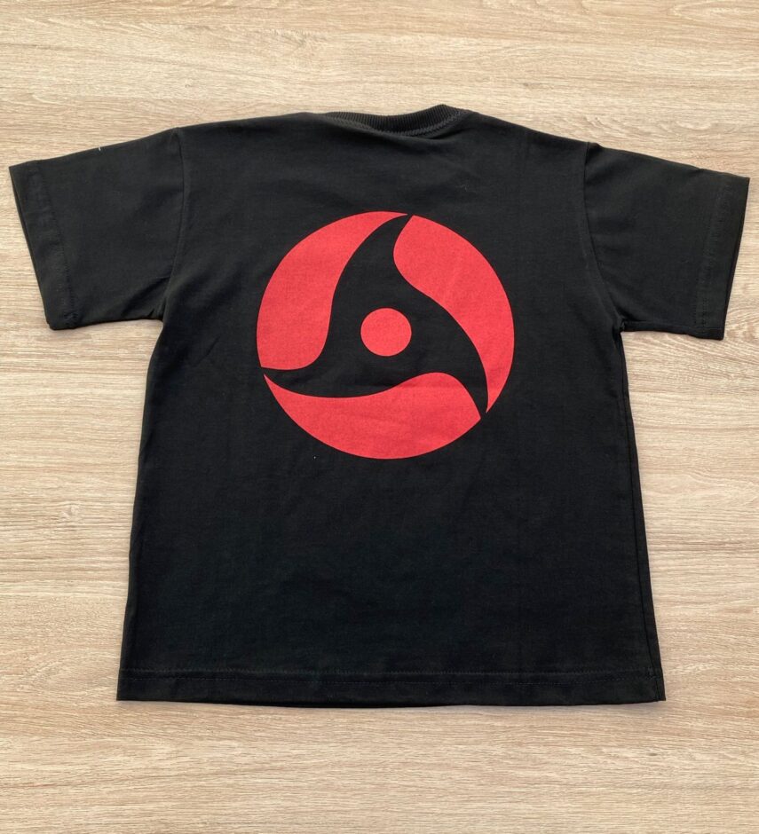 fernandaramoskids com br Camiseta Infantil Masculina Preta com Estampa Vermelha 2