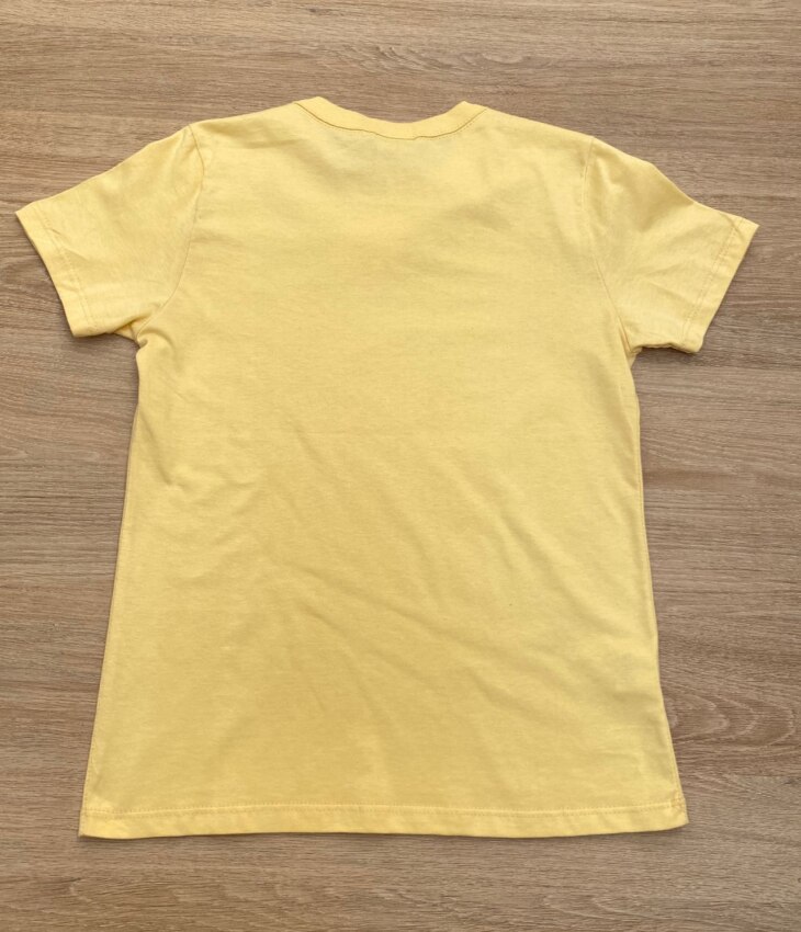 fernandaramoskids com br Camiseta Infantil Masculina Tradicional Amarela com Estampa 2