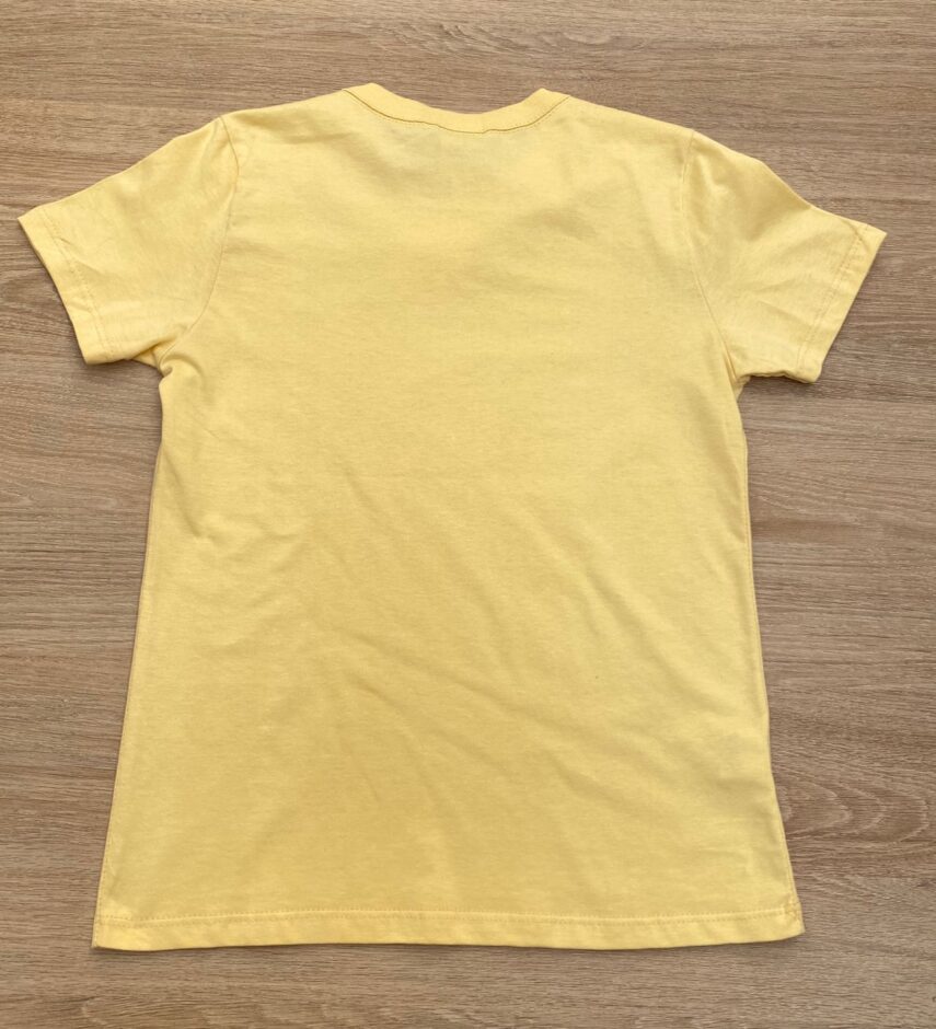 fernandaramoskids com br Camiseta Infantil Masculina Tradicional Amarela com Estampa 2