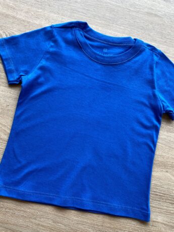 fernandaramoskids com br Camiseta Infantil Masculina Tradicional Azul Bic 1