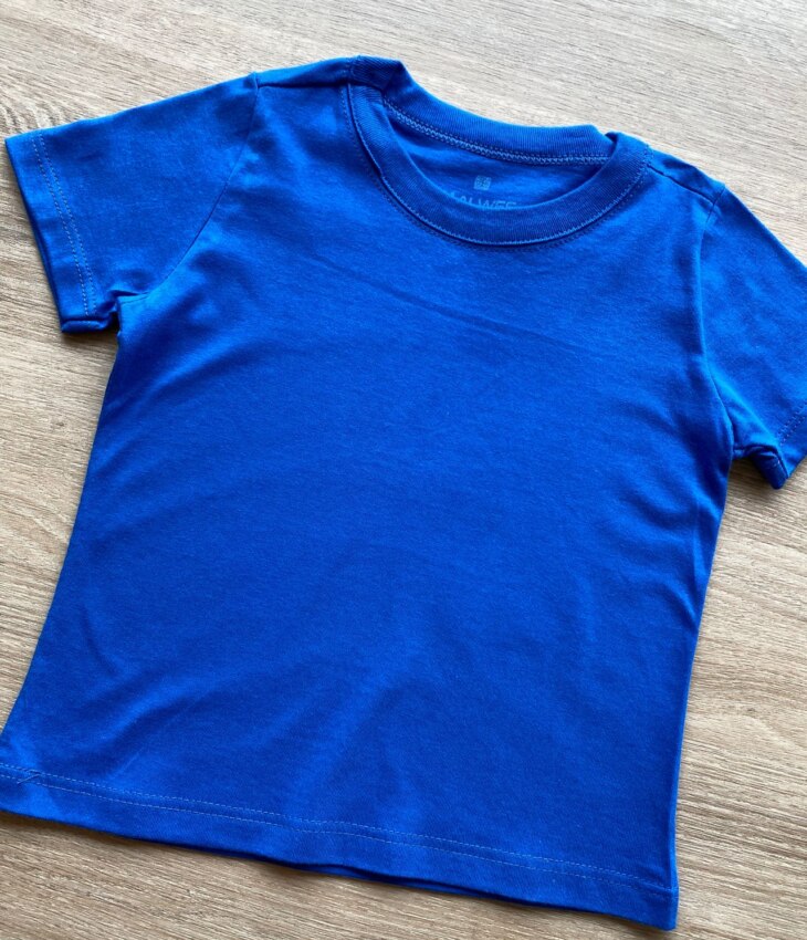fernandaramoskids com br Camiseta Infantil Masculina Tradicional Azul Bic 1