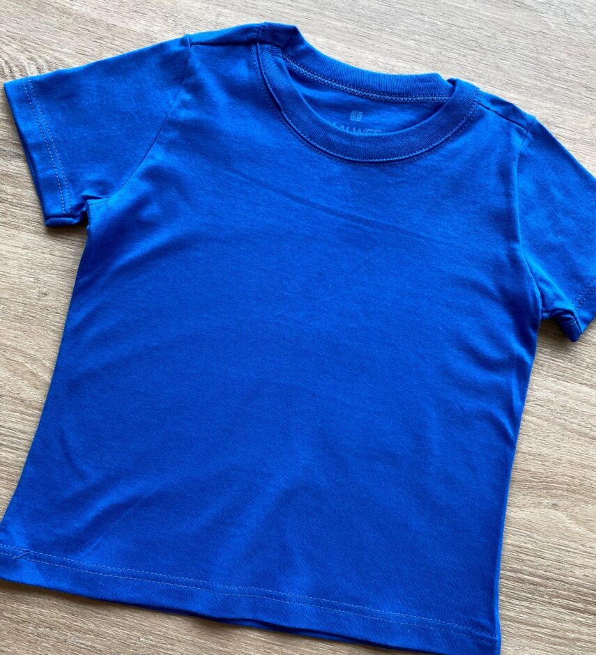 fernandaramoskids com br Camiseta Infantil Masculina Tradicional Azul Bic 1