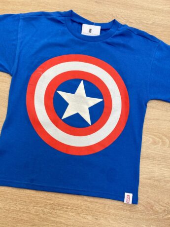 fernandaramoskids com br Camiseta Infantil Masculina Tradicional Azul com Estampa 1