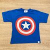 Camiseta Infantil Masculina Tradicional Azul com Estampa Fernanda Ramos Kids