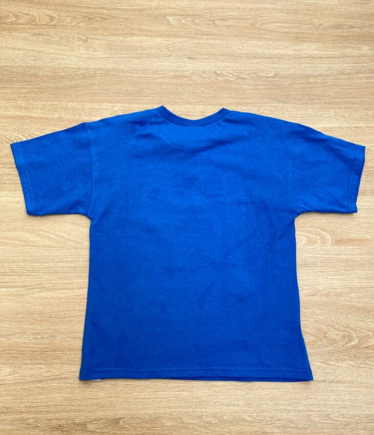fernandaramoskids com br Camiseta Infantil Masculina Tradicional Azul com Estampa 2