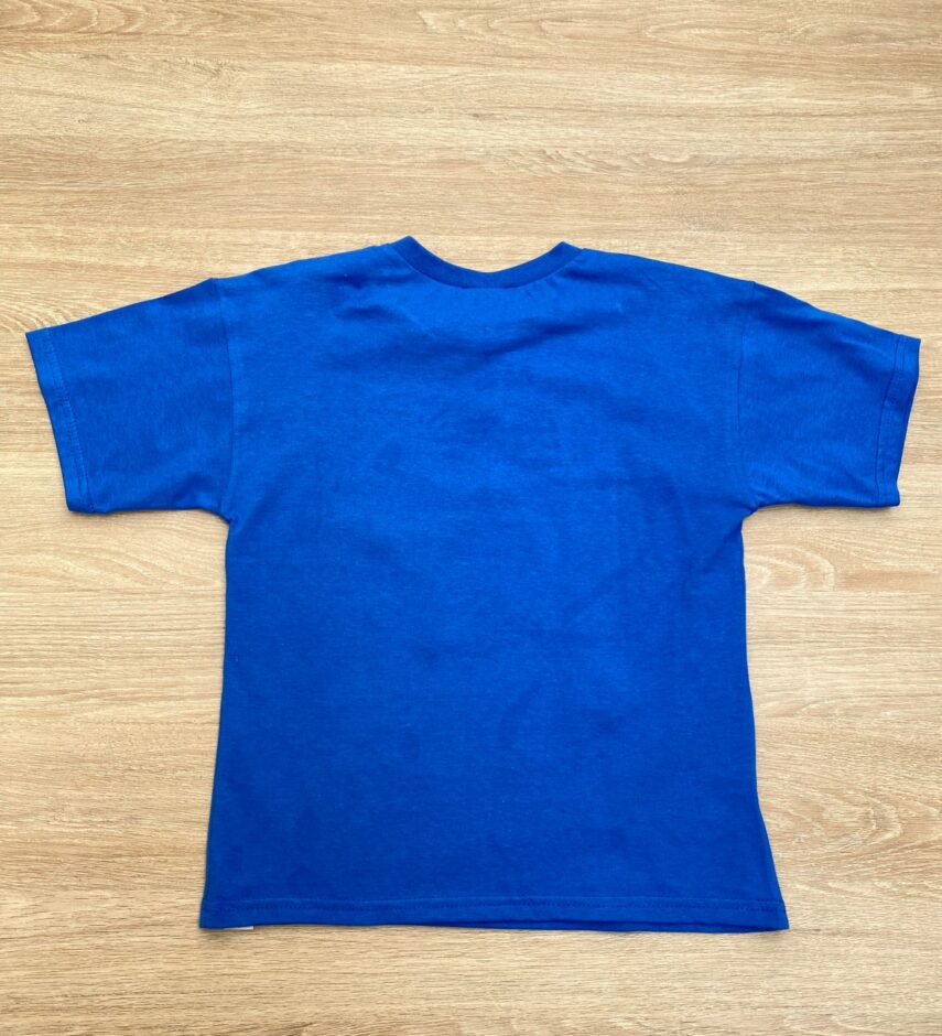 fernandaramoskids com br Camiseta Infantil Masculina Tradicional Azul com Estampa 2