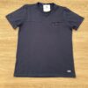 Camiseta Infantil Masculina Tradicional Azul Marinho com Botão Fernanda Ramos Kids