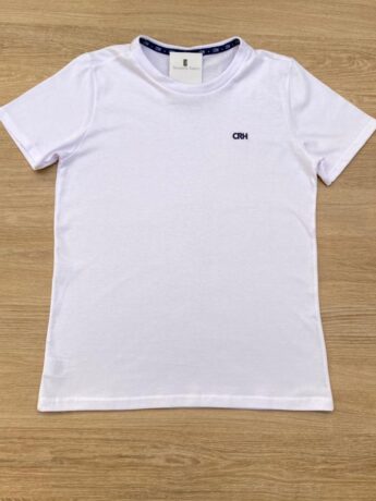 Camiseta Infantil Masculina Tradicional Branca Fernanda Ramos Kids