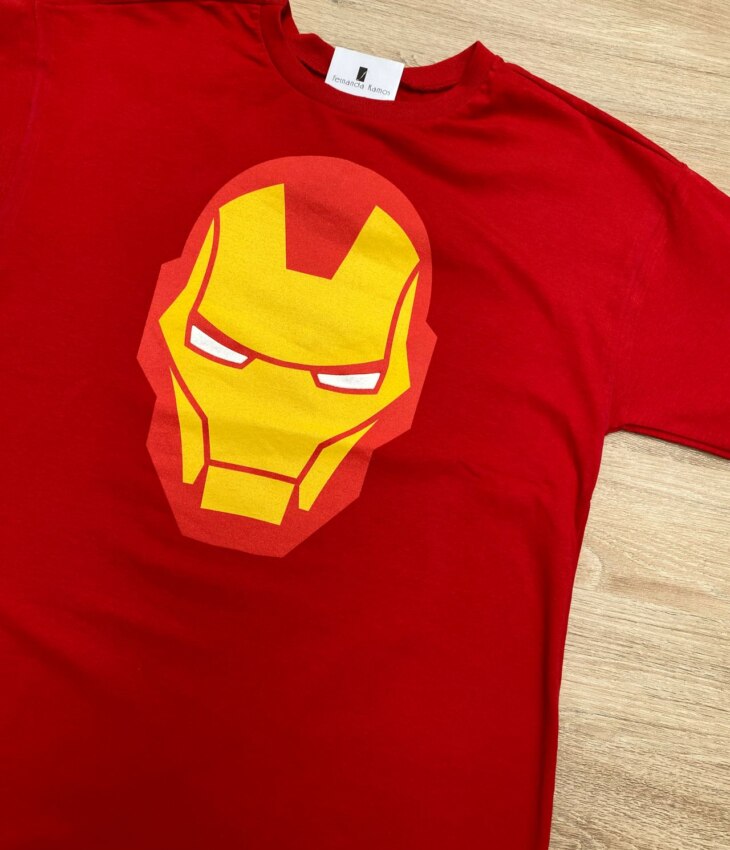 fernandaramoskids com br Camiseta Infantil Masculina Tradicional com Estampa Vermelha 1