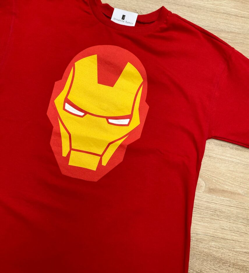 fernandaramoskids com br Camiseta Infantil Masculina Tradicional com Estampa Vermelha 1
