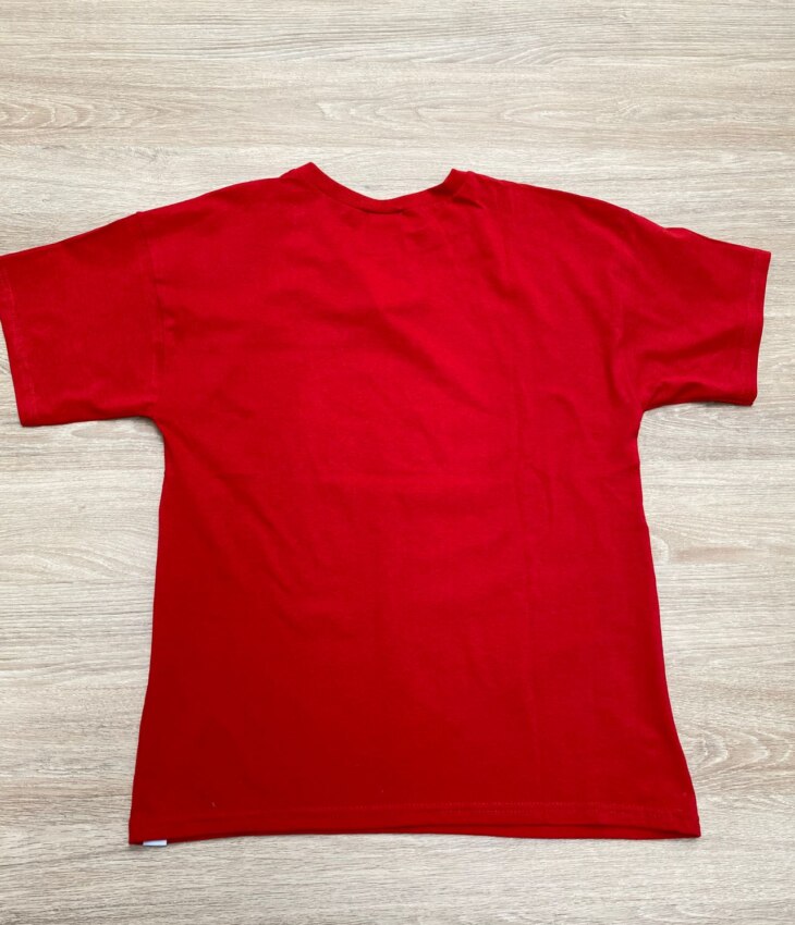 fernandaramoskids com br Camiseta Infantil Masculina Tradicional com Estampa Vermelha 2