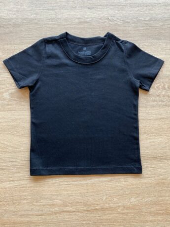 Camiseta Infantil Masculina Tradicional Cor Preta Fernanda Ramos Kids
