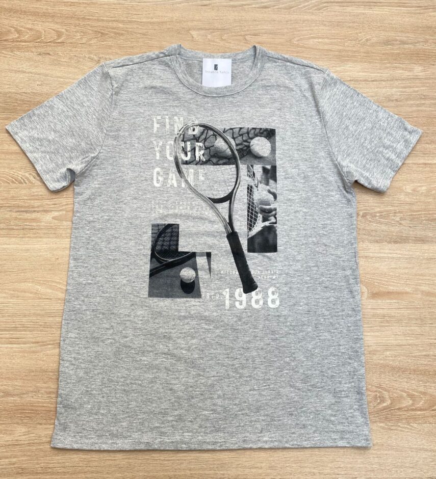 Camiseta Infantil Masculina Tradicional Find Your Game Cinza Fernanda Ramos Kids