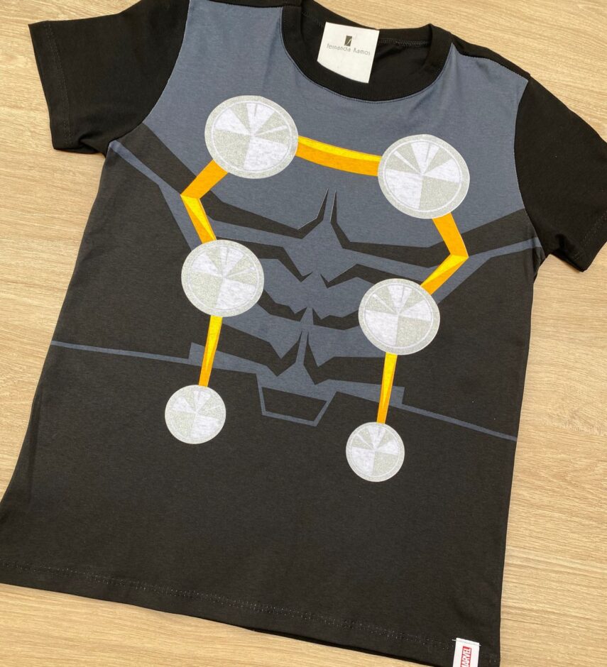fernandaramoskids com br Camiseta Infantil Masculina Tradicional Preta com Estampa 1