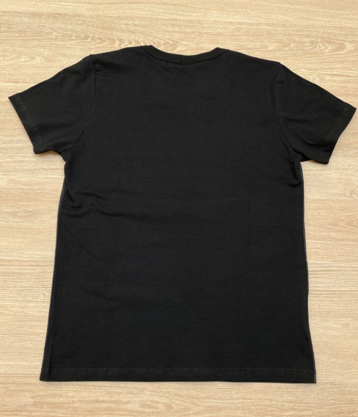 fernandaramoskids com br Camiseta Infantil Masculina Tradicional Preta com Estampa 2