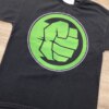 fernandaramoskids com br Camiseta Infantil Masculina Tradicional Preta Estampa Verde 1