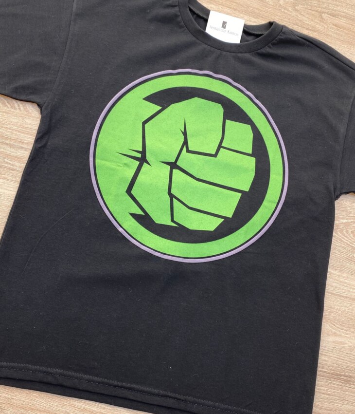 fernandaramoskids com br Camiseta Infantil Masculina Tradicional Preta Estampa Verde 1