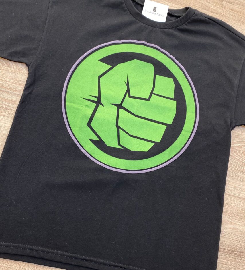 fernandaramoskids com br Camiseta Infantil Masculina Tradicional Preta Estampa Verde 1
