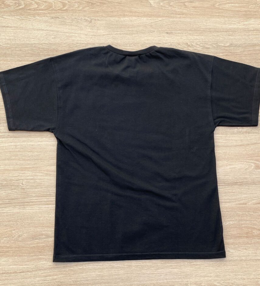 fernandaramoskids com br Camiseta Infantil Masculina Tradicional Preta Estampa Verde 2