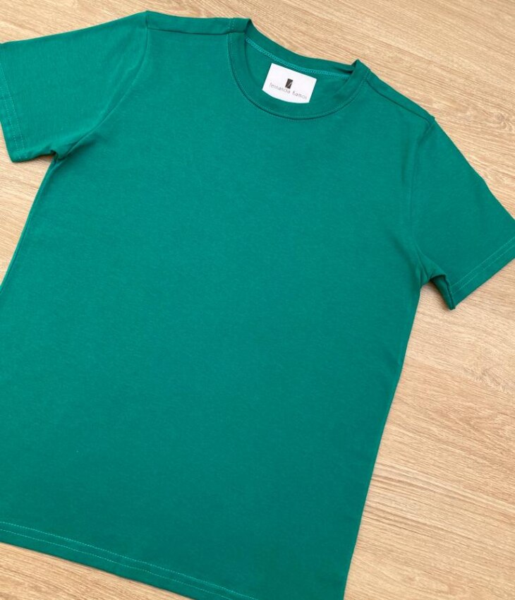 fernandaramoskids com br Camiseta Infantil Masculina Tradicional Verde 1