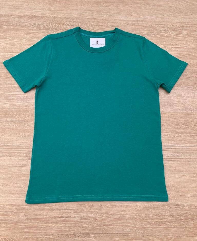 Camiseta Infantil Masculina Tradicional Verde Fernanda Ramos Kids