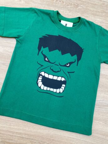 fernandaramoskids com br Camiseta Infantil Masculina Verde com Estampa Preta 1