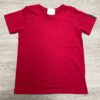 Camiseta Infantil Masculina Vermelha Básica Fernanda Ramos Kids