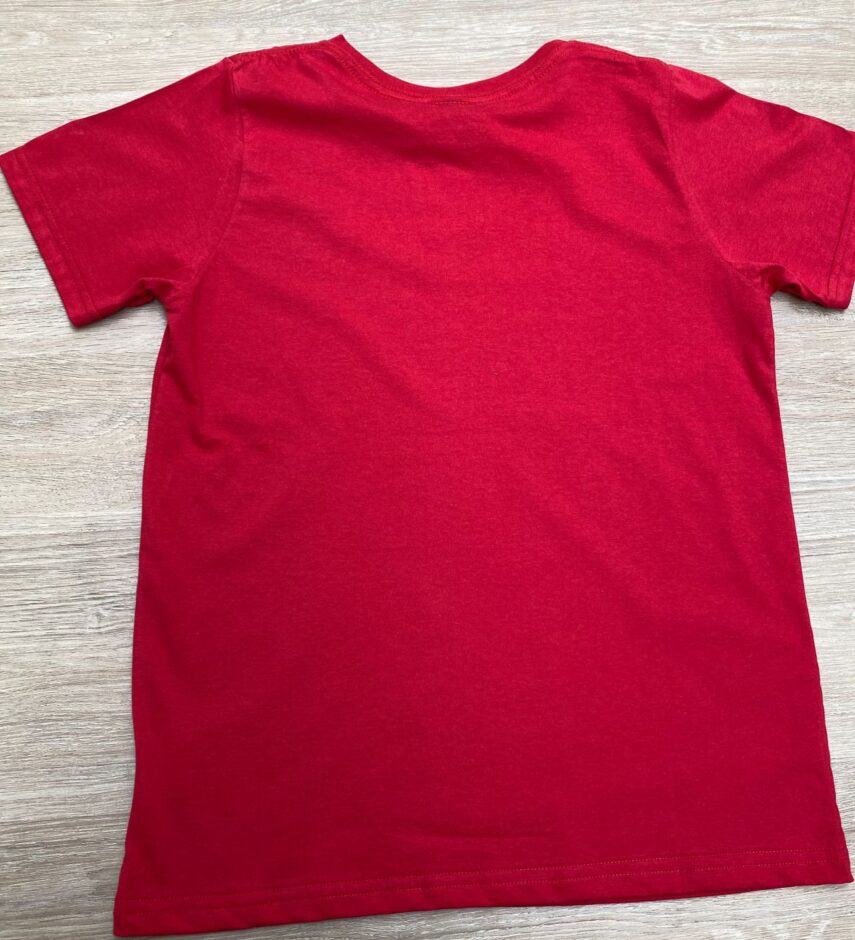 fernandaramoskids com br Camiseta Infantil Masculina Vermelha Básica 2