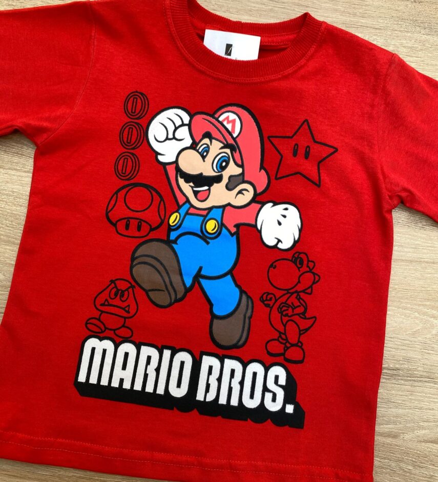 fernandaramoskids com br Camiseta Infantil Masculina Vermelha Básica com Estampa 1