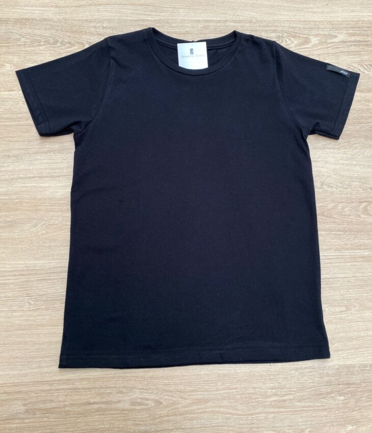 Camiseta Infantil Masculina Vermelha Preta Fernanda Ramos Kids
