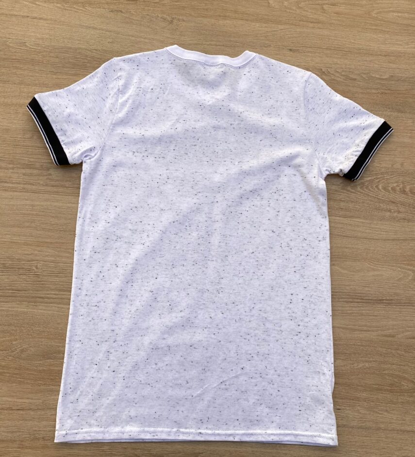 fernandaramoskids com br Camiseta Manga Curta Infantil Masculina Alongada Branca Mesclada 2