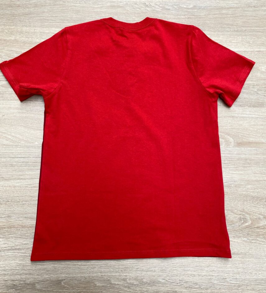 fernandaramoskids com br Camiseta Manga Curta Infantil Masculina com Estampa Vermelha 2