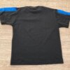 fernandaramoskids com br Camiseta Manga Curta Infantil Masculina Preta Estampa Branca e Azul 2