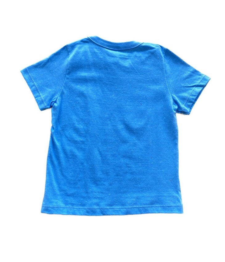 fernandaramoskids com br Camiseta Manga Curta Infantil Masculina Tradicional Azul Estampada 1