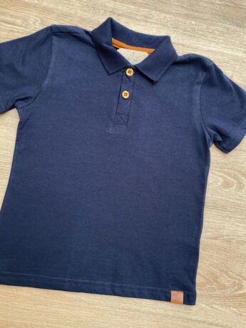 fernandaramoskids com br Camiseta Polo Infantil Masculina Azul Marinho 1