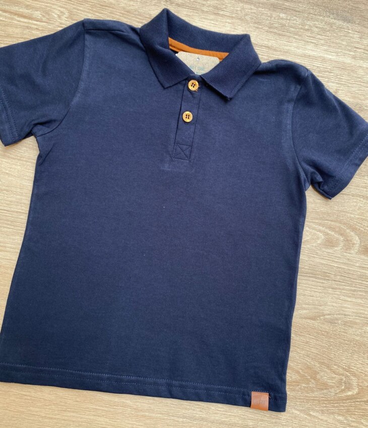 fernandaramoskids com br Camiseta Polo Infantil Masculina Azul Marinho 1