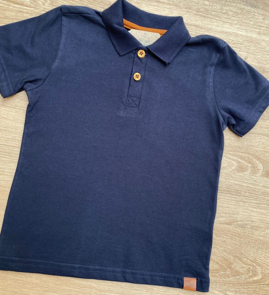 fernandaramoskids com br Camiseta Polo Infantil Masculina Azul Marinho 1