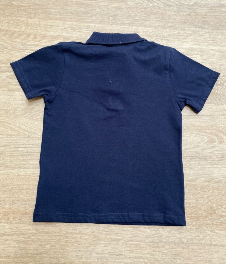 fernandaramoskids com br Camiseta Polo Infantil Masculina Azul Marinho 2