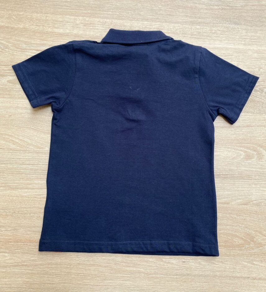 fernandaramoskids com br Camiseta Polo Infantil Masculina Azul Marinho 2