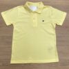 Camiseta Polo Infantil Masculina Cor Amarela Fernanda Ramos Kids