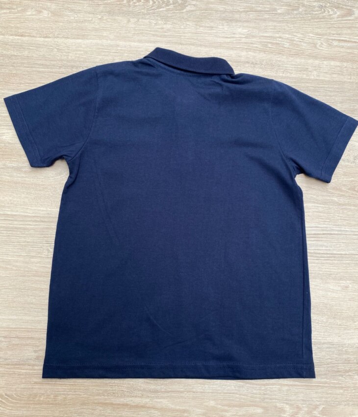 fernandaramoskids com br Camiseta Polo Infantil Masculina Cor Azul Escuro 2