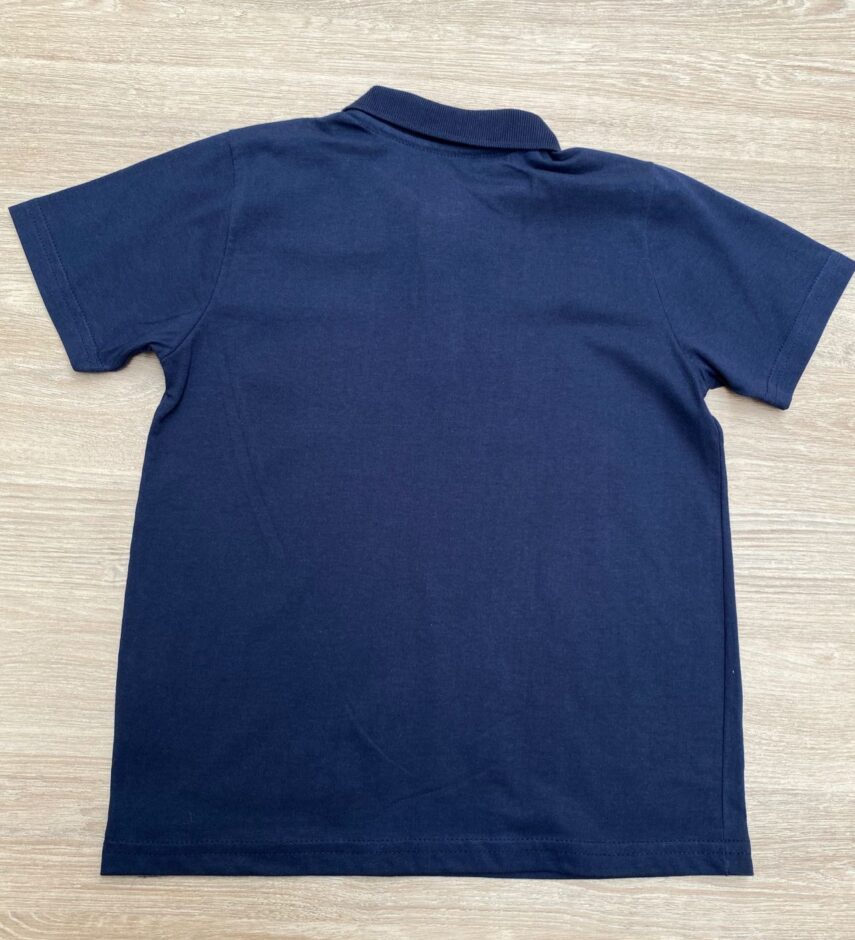 fernandaramoskids com br Camiseta Polo Infantil Masculina Cor Azul Escuro 2